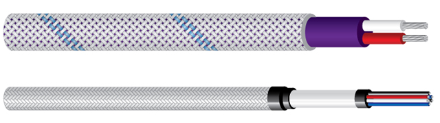 Thermocouple extension cable and wire